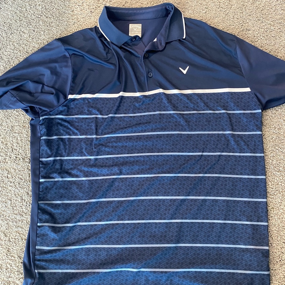 Callaway Blue Performance Polo Shirt